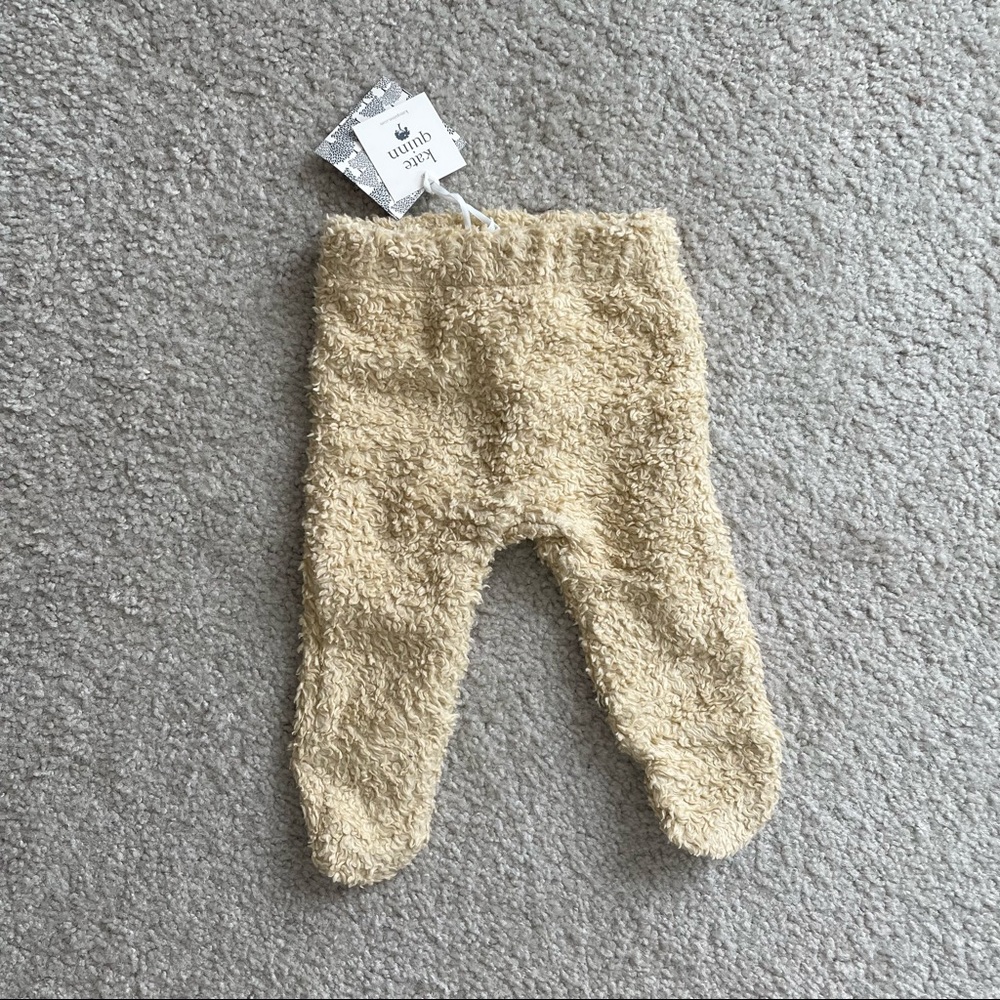 NWT Kate Quinn Sherpa footed pant